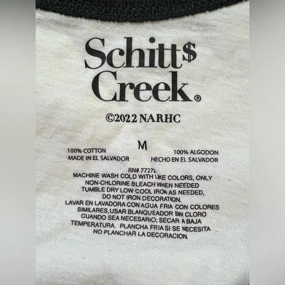 Schitts Creek David I Like The Wine Not The Label White Tank Top Men’s Size M